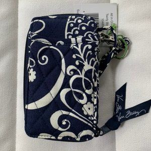 Vera Bradley All in One Wristlet Twirly Birds Navy
